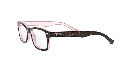 Ray-Ban 0Ry1531, Monturas de Gafas Unisex-Niños, Marrón (Top Havana on Opal Pink), 46