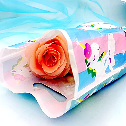 Reccisokz - Bolsa de regalo de unicornio de 40 piezas para fiestas de cumpleaños, baby shower, eventos