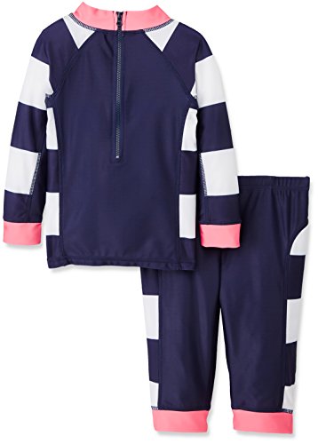 RED WAGON Top and Short Swimset Tankini para Niñas, Azul (Navy), 7 años