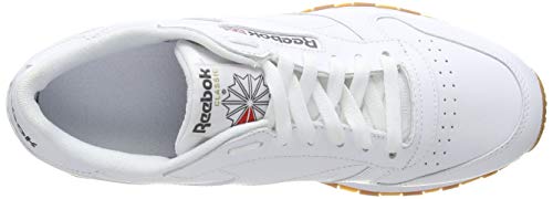 Reebok Classic Leather, Zapatillas de Deporte Hombre, Blanco INT White Lt Grey, 39
