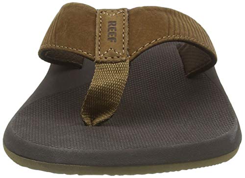 Reef Leather Phantom II, Chanclas Hombre, Bronce, 42