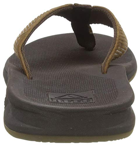 Reef Leather Phantom II, Chanclas Hombre, Bronce, 42