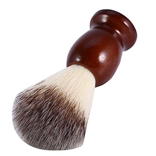 Regalo de verano Brocha de afeitar para hombres, herramienta de nailon para peluquería, herramientas de aseo personal de estilista para salón profesional, tienda, artículos de tocador para el hogar