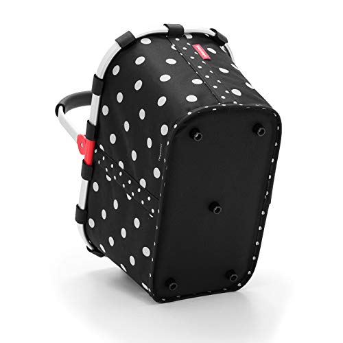 Reisenthel carrybag - Robusta cesta de la compra con mucho espacio de almacenamiento y práctico bolsillo interior, diseño elegante y repelente al agua, en puntos mezclados