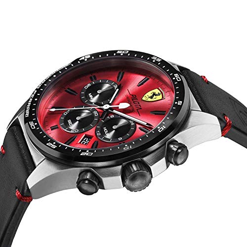 Reloj Scuderia Ferrari para Hombre 0830387, Negro (Rojo/Negro)