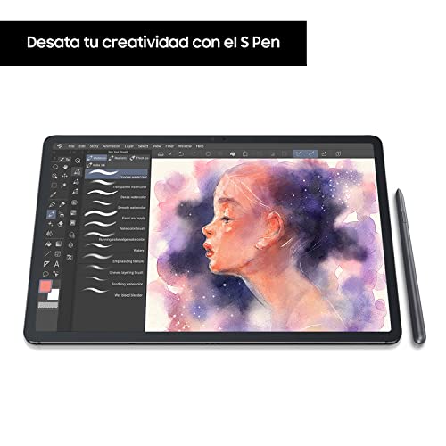 Samsung Galaxy Tab S7 - Tablet de 11" con pantalla QHD (Wi-Fi, Procesador Qualcomm Snapdragon 865+, RAM de 6GB, ROM de 128GB, Android 10 actualizable) - Color Negro [Versión española]