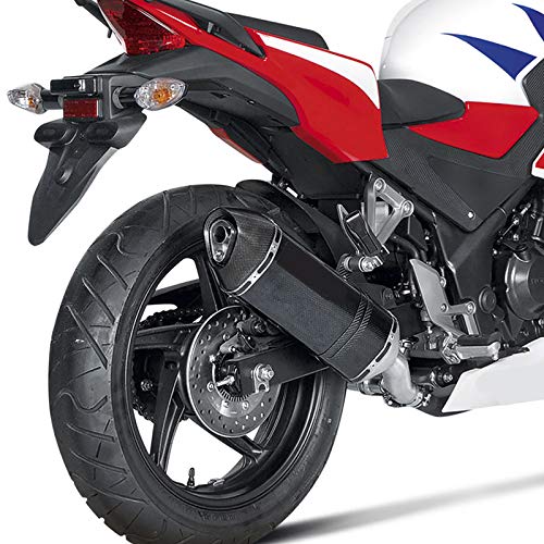 SANON Tubo de Escape de La Motocicleta Del Tubo de Escape Del Silenciador de La Motocicleta de 51 Mm / 2 Pulgadas