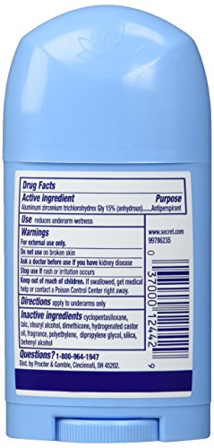 Secret Powder Fresh Invisible Solid Antiperspirant & Deodorant 48 g. Deodorant Stick by Secret