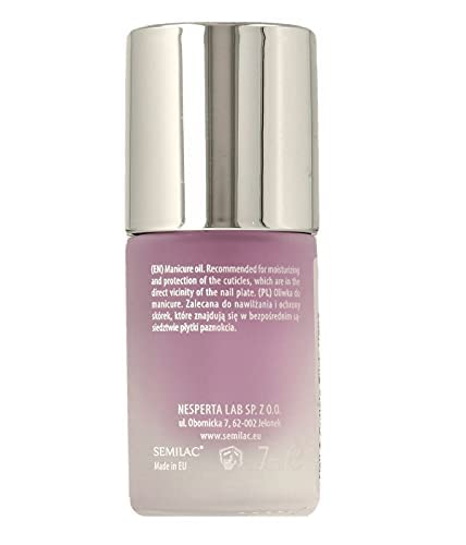 Semilac Nail & Cutticle Elixir Hope 7 ml – Acondicionador hidratante para uñas | Hidratante y nutrir intensamente | Cuidado de uñas y cutículas en casa