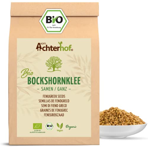 Semillas de fenegreco enteras BIO (250g) | Té de fenegreco | Ideal como té o especia | vom Achterhof
