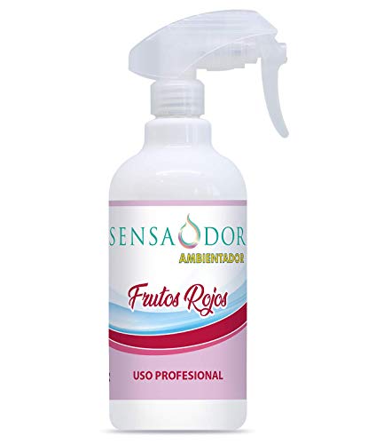 SENSAODOR, Ambientador en Spray 500 ml, Empresas, Negocio, Limpieza, Neutralizador, Quitaolor (Frutos Rojos, 500)