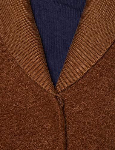 Sisley Coat Abrigo, Marrón (Cappuccino Brown 668), 38 para Mujer