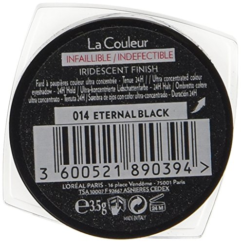 Sombra de Ojos El Color Infalible 14 Eternal Black de L'Oréal Paris
