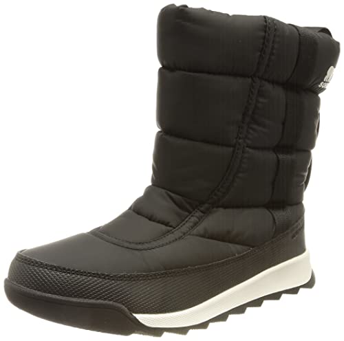 Sorel Niños Unisex Botas de invierno YOUTH WHITNEY II PUFFY MID, Color: Negro, Talla: 35