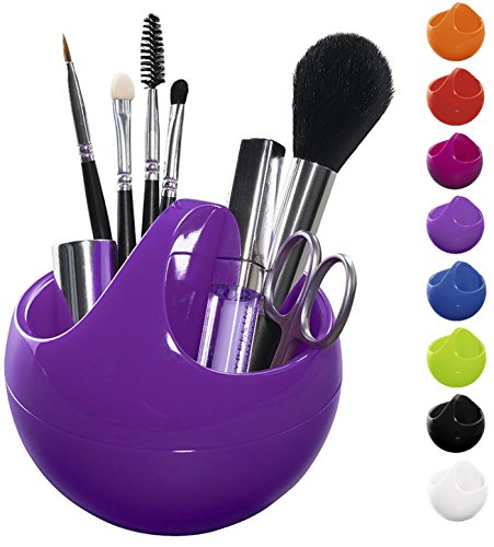Spirella 10,16880 Bowl-shiny make-up recipiente, lila