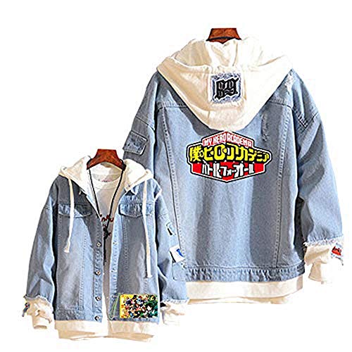 Sudaderas deku bnha bakugou Shoto todoroki sudadera Denim Chaqueta