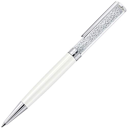 Swarovski Bolígrafo Crystalline, Blanco, Cromado