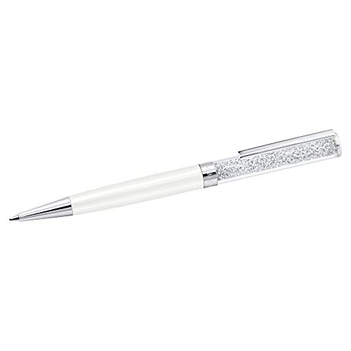 Swarovski Bolígrafo Crystalline, Blanco, Cromado