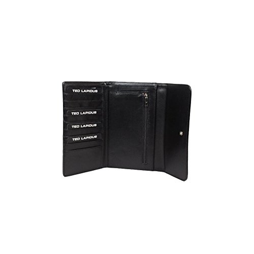 Ted Lapidus - Cartera de mano para mujer negro negro