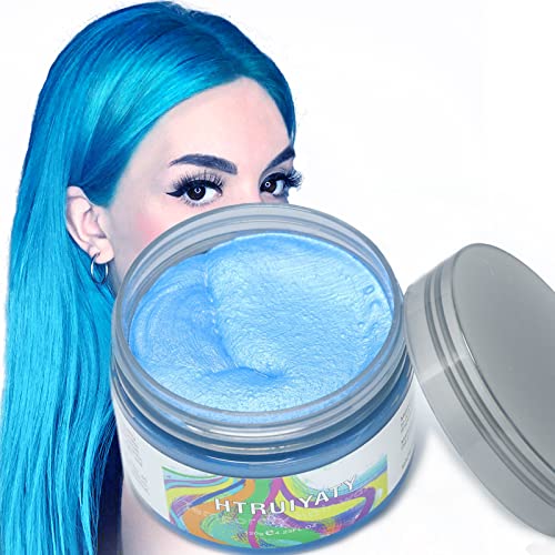 Temporal Para TeñIr Desechable Para El Cabello Hombres Mujeres Lavable Cera Pelo Color Cera Para Halloween Cosplay Crema Cabello