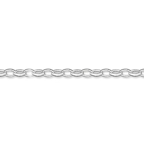 Thomas Sabo Tobillera clásica de charms para mujer, plata de ley 925, X0034-001-12
