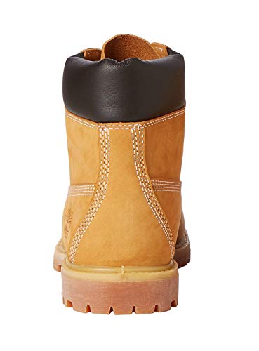 Timberland 6 Inch Premium Waterproof, Botas Chukka Mujer, Amarillo Wheat Nubuck, 37 EU