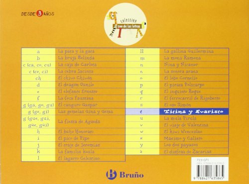 Titina y Evaristo: Juega con la t (Castellano - A PARTIR DE 3 AÑOS - LIBROS DIDÁCTICOS - El zoo de las letras)