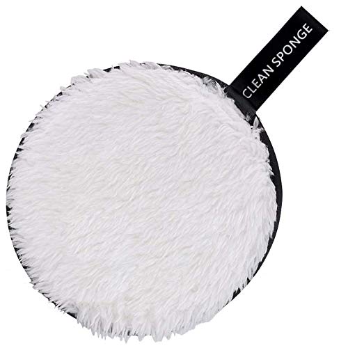 Toalla Desmaquillante Facial Microfibra Lavable/Reutilizable Maquillaje de Limpieza Facial Almohadillas de Felpa, Remover Paño Desmaquillante, Discos Desmaquillantes de Viaje