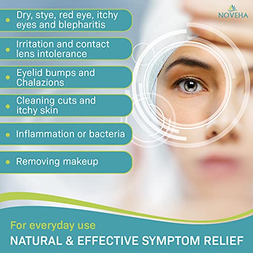 Toallitas antimicrobianas para párpados y pestañas | Para picazón, ojos secos, orzuelos y blefaritis, suaves y naturales, hipoalergénicas y calmantes para ojos sensibles, paquete de 60