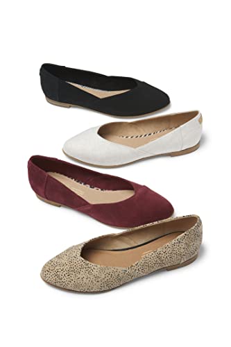 TOMS WOMEN JUTTI NEAT Natural Metallic Herringbone UK7