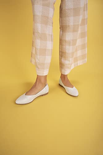 TOMS WOMEN JUTTI NEAT Natural Metallic Herringbone UK7