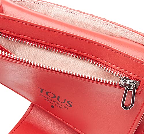 Tous M. K Dream, Accesorio de Viaje-Billetera para Mujer, Rojo, Mediana