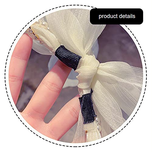 TseenYi Diadema de perlas pedrería diamante perlas para cabello banda cabello de cristal negro floral diadema de novia mujeres y niñas novia dama honor novia san Valentín'Regalos Navidad del día