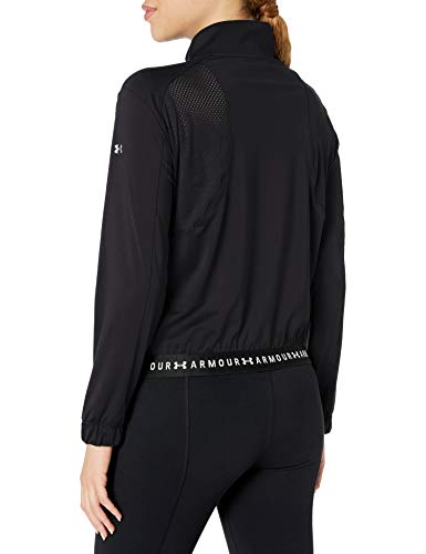 Under Armour Heatgear Armour Full Zip Sudadera con Cremallera, Mujer, Negro, LG