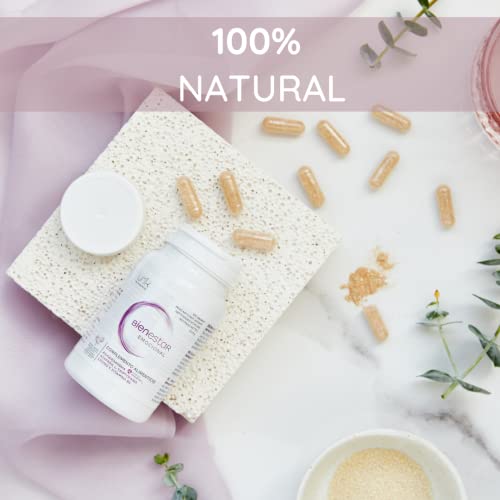 Unik Bienestar Emocional | Suplemento Para Ansiedad, Estrés, Estado de Ánimo | Ashwagandha KSM-66 100% Orgánica + Azafrán + Triptófano + Cromo Vitámina B6 | 60 cápsulas | Lab Unik Health & Nutrition