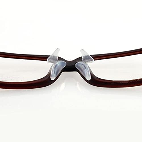 Venta al por mayor 5 pares de silicona suave pegatina antideslizante nariz almohadillas para gafas de sol accesorios