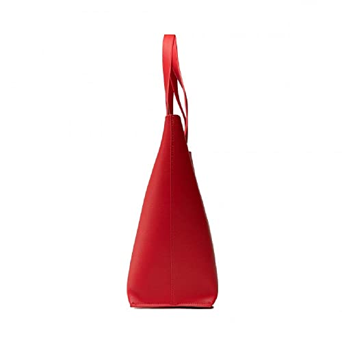 Versace Jeans - Bolso de deporte para mujer, de piel sintética LOCK 71VA4BL8, rojo, Talla única