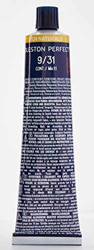 Wella Professionals Koleston Perfect Me+ Rich Naturals 9/31 - Tinte para el pelo, tono rubio ceniza dorado, 60 ml