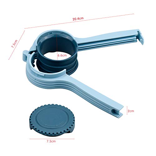 Winfred 4 Pcs Sellado de Alimentos, Clips de Sellado para Bolsas para Avena, Frutos Secos, Detergente en Polvo, Condimentos Harina, Accesorios para Cocina Hogar