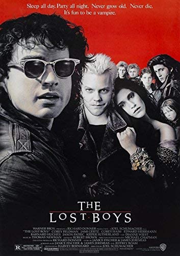 WOLIUER Sin Marco 60X90cm Carteles De Lona Impresión del Cartel de la película The Lost Boys