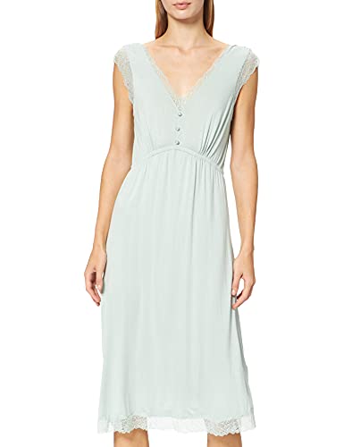 Women' Secret Camisón STRAPS MEDIUM NIGHTDRESS MUST VESTIDOS 4852761 VERDE ,L para Mujer