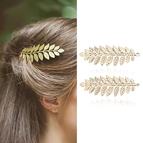 Women's Hair Accessories 4 unids Mujer Pelo Dulce agraciado 2 Tipos Horquillas Hairpin pinzas de pelo de metal con diamantes, adecuados para joyas de múltiples escenas para damas y amigos.