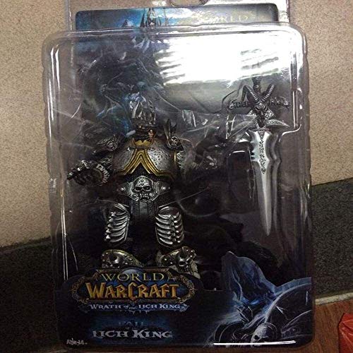 Wow arthas anime acción figura muerte caballero liquking coleccionable modelo estatua juguetes pvc figuras escritorio adornos