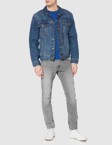 Wrangler Classic Denim Jacket Chaqueta de Mezclilla, Azul (Mid Stone 14v), Medium para Hombre