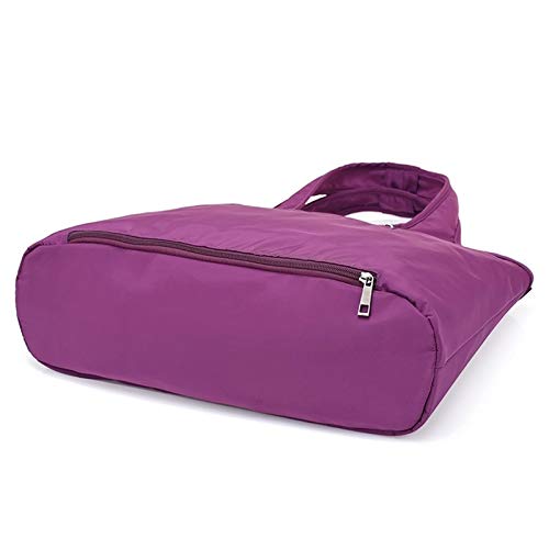 YUZZZKUNHCZ Monederos para mujer, bolso de hombro para mujer, bolso de mano de nailon para mujer, bolso casual (color: B)