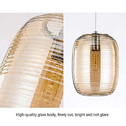 YXLMAONY colgante Luz de techo Europeo Moderno Colgante Luz Noble Vidrio Colgante Misterioso Craft Craft Pura y fresca suspensión Lámpara Altura Ajustable E27 Droplight Adecuado for Cafetería Pasaje d
