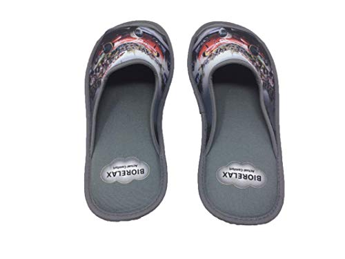 Zapatillas de Estar por casa/Biorelax/Primavera-Verano/Mod. Auto Rojo/Puntera Abierta/con Cámara de Aire/Talla 46