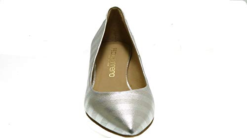 Zapatos DE Salon con Tacon 4768 para Mujer (37 EU, Plata)