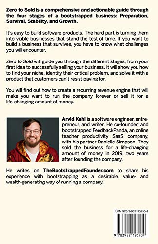 Zero to Sold: How to Start, Run, and Sell a Bootstrapped Business