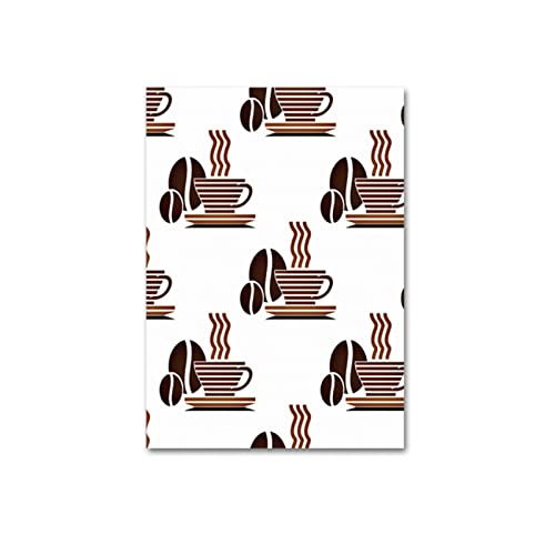 zhaoyangeng Vintage Europa Coffee Break Canvas Print Paintings Póster de Cocina Pop Wall Art Pictures Restaurant Home Decor - 40x50cmx2 Sin Marco